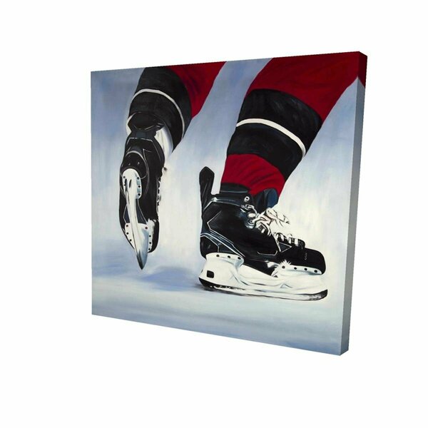 Fondo 16 x 16 in. Hockey Player-Print on Canvas FO2788104